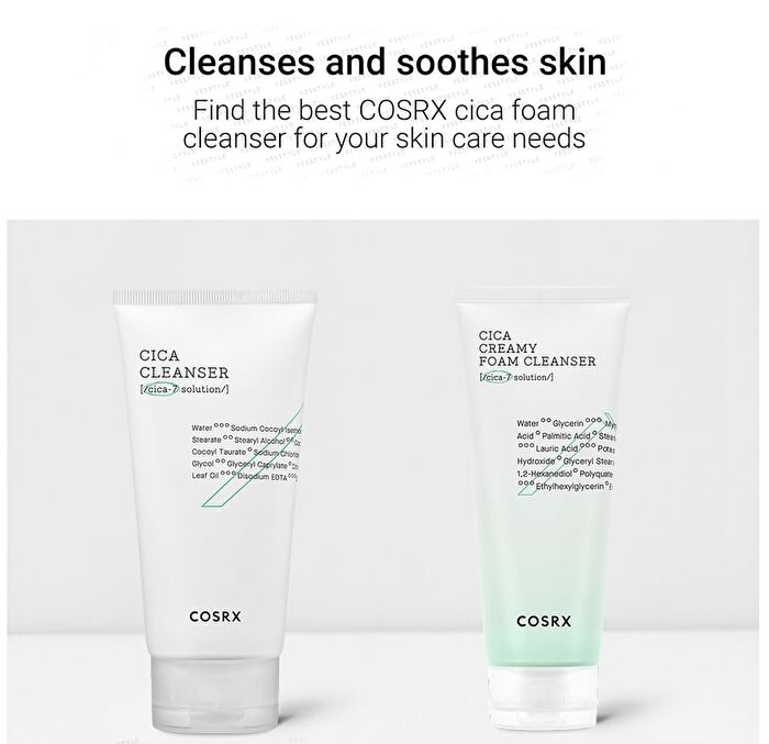Cosrx Pure Fit Cica Creamy Foam Cleanser Mini - 75ml