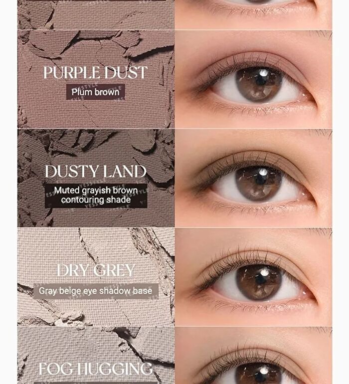 romand Better Than Palette The Secret Garden - 9 Types - #05 Shade & Shadow Garden