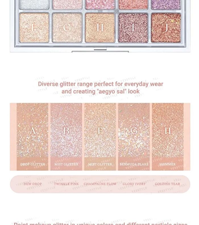 romand Better Than Palette The Secret Garden - 9 Types - #00 Light & Glitter Garden