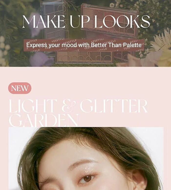 romand Better Than Palette The Secret Garden - 9 Types - #00 Light & Glitter Garden