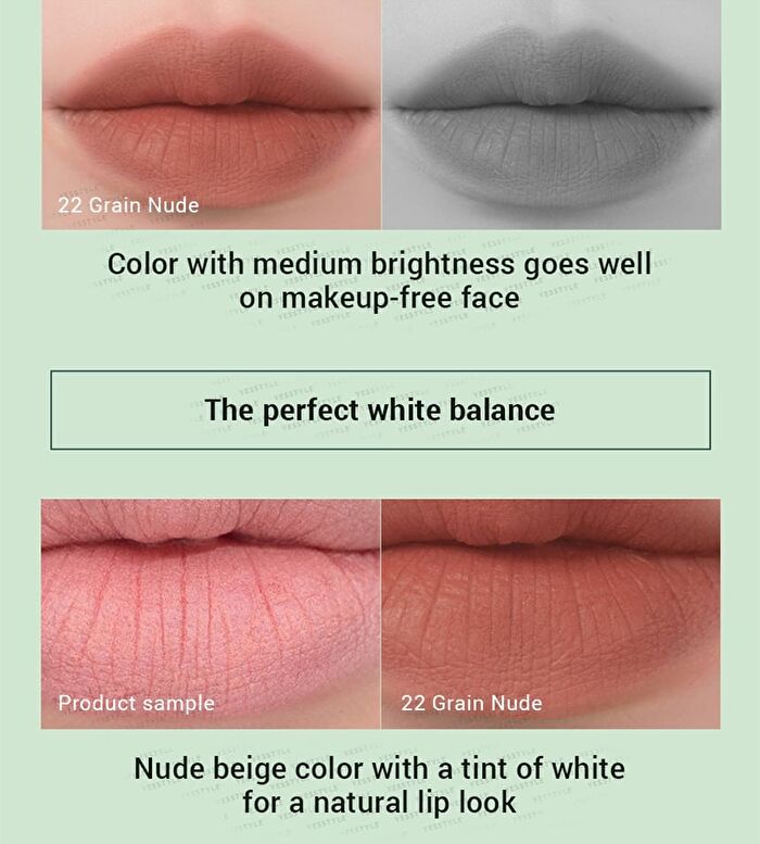 romand Zero Velvet Tint Vintage Filter Series - 4 Colors - #22 Grain Nude