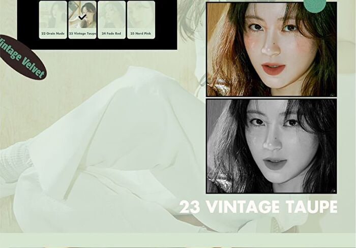 romand Zero Velvet Tint Vintage Filter Series - 4 Colors - #22 Grain Nude