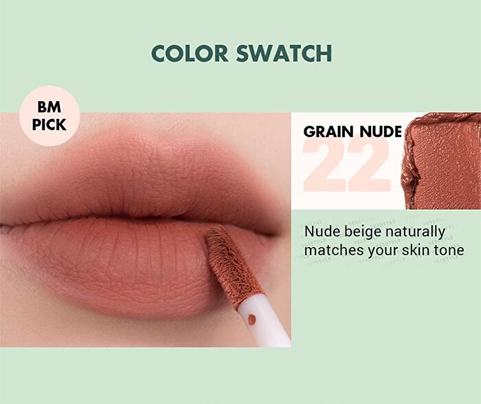 romand Zero Velvet Tint Vintage Filter Series - 4 Colors - #22 Grain Nude