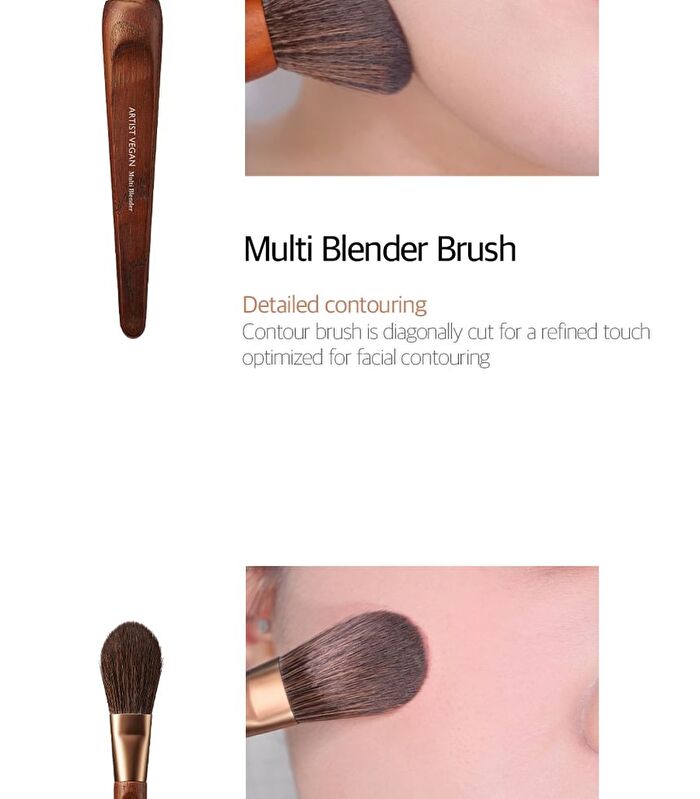too cool for school Artist Vegan Powder Fan Brush - 1 pc
