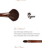too cool for school Artist Vegan Powder Fan Brush - 1 pc