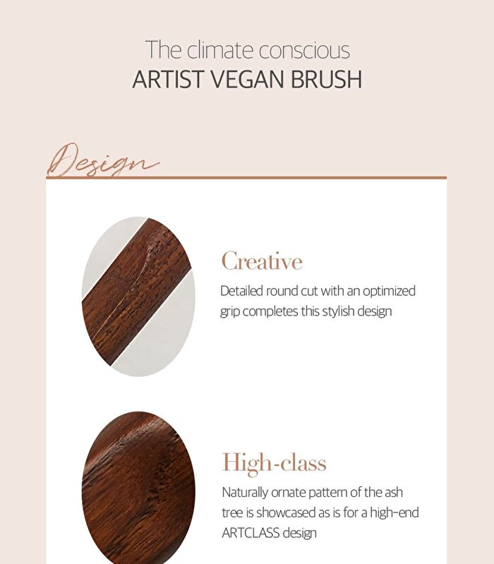 too cool for school Artist Vegan Powder Fan Brush - 1 pc