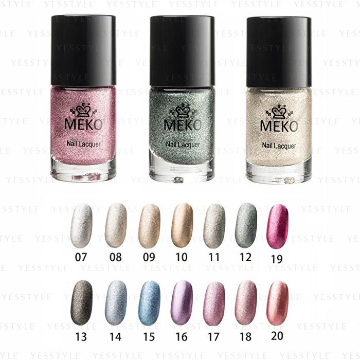 Meko Quicksand Starry Sky Series Nail Polish - 14 Ode To Fantasy - 12ml