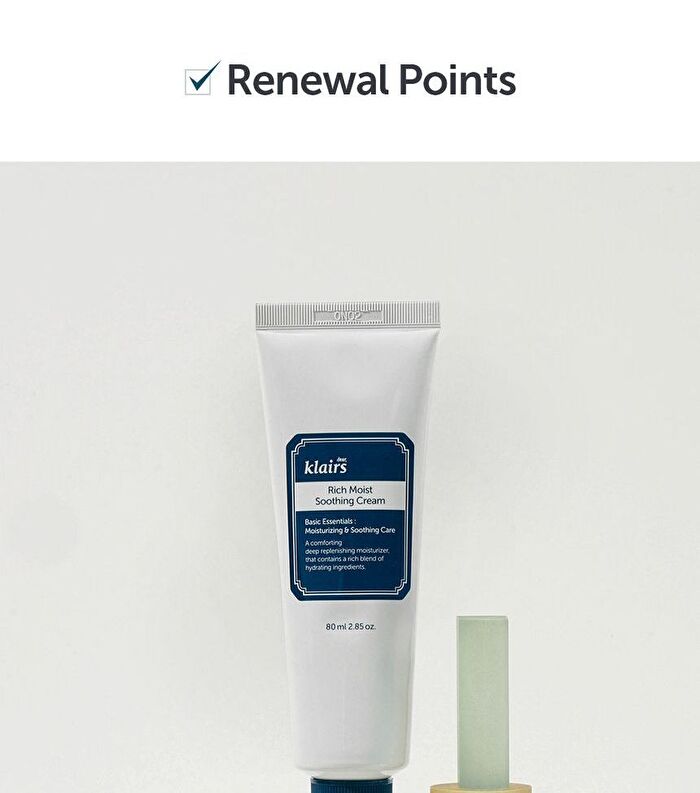 Rich Moist Soothing Cream MINI (Renewal) - 2021 Version - 20ml