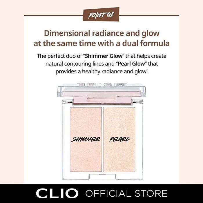 Prism Highlighter Duo - 2 Colors - #01 Cream Fizz
