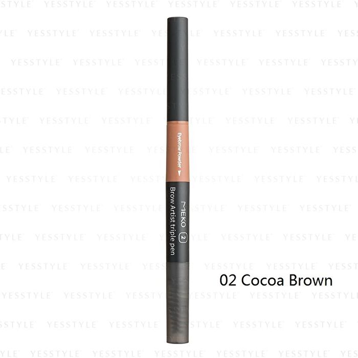 Brow Artist Triple Pen - 02 Cocoa Brown