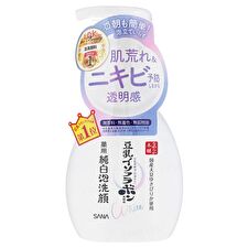 Sana Soy Milk Whitening Foam Face Wash - 180ml Refill