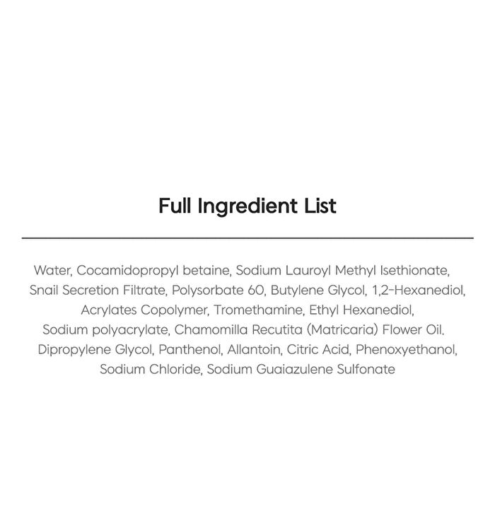 Tia\'m Snail & Azulene Low pH Cleanser - Tube: 200ml