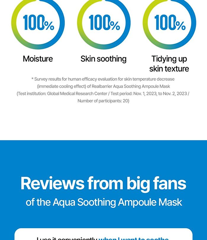 Aqua Soothing Ampoule Mask - 28ml