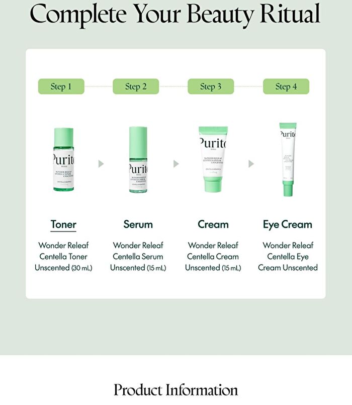 Wonder Releaf Centella Toner Unscented Mini - 30ml