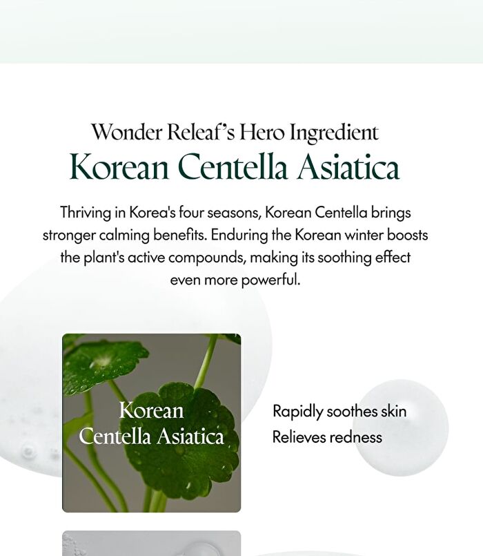 Wonder Releaf Centella Toner Unscented Mini - 30ml