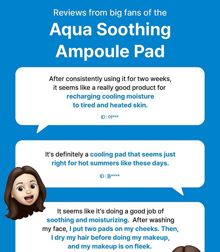 Aqua Soothing Ampoule Pad - 70 pads