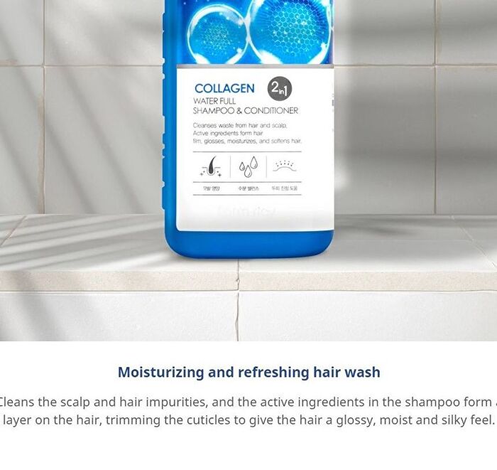 Collagen Water Full Shampoo & Conditioner - 530ml