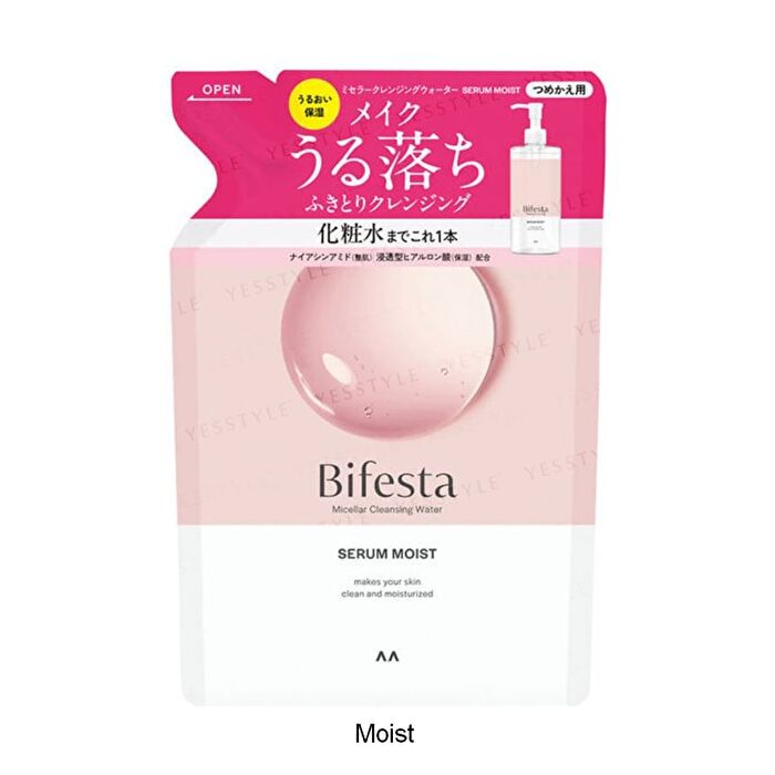 Bifesta Micellar Cleansing Water - Moist - 360ml Refill