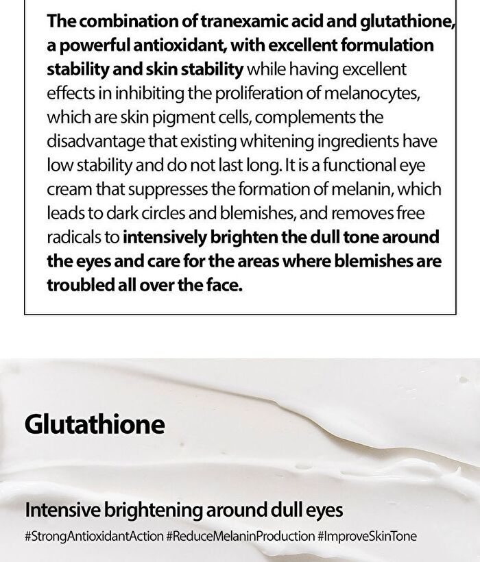 Mary&May Tranexamic Acid + Glutathione Eye Cream - 30g