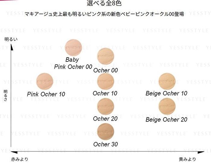 Maquillage Dramatic Powdery EX Foundation SPF 25 PA+++ - Ocher 10 Refill