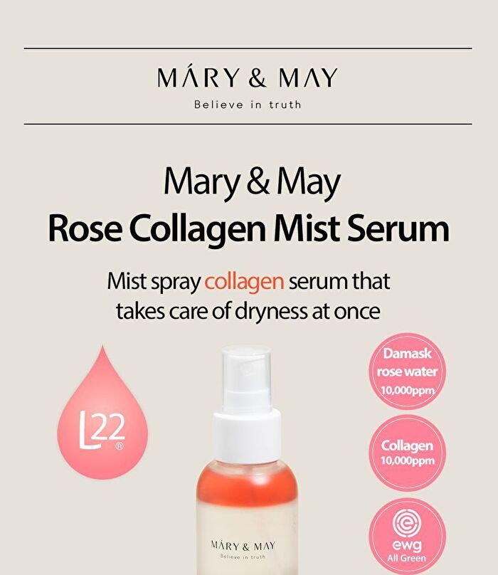 Rose Collagen Mist Serum - 100ml