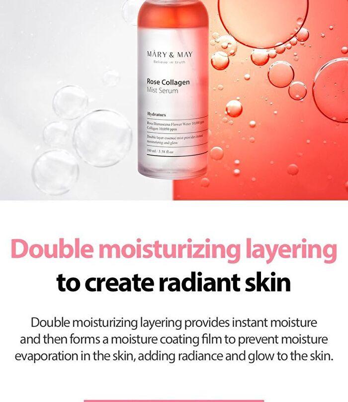 Rose Collagen Mist Serum - 100ml