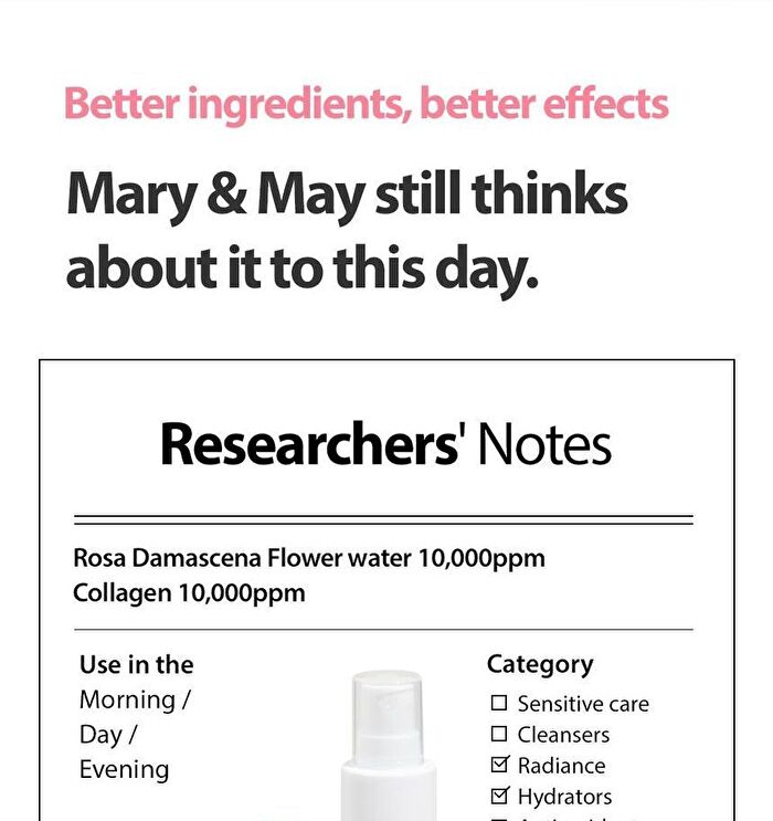 Rose Collagen Mist Serum - 100ml