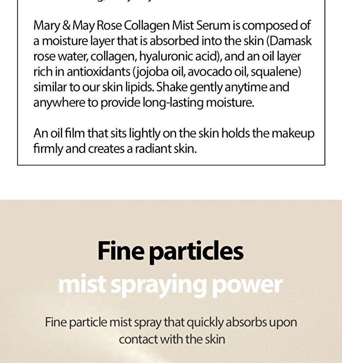 Rose Collagen Mist Serum - 100ml