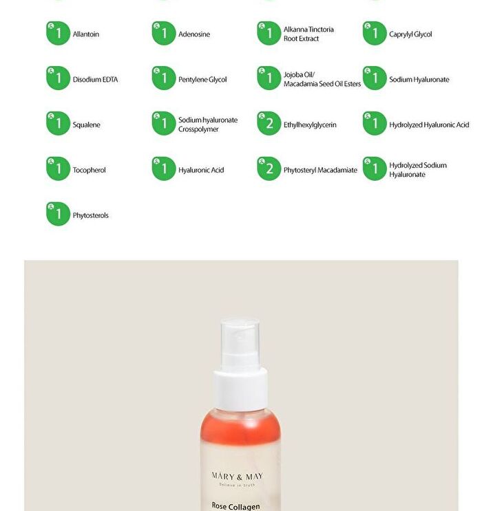 Rose Collagen Mist Serum - 100ml