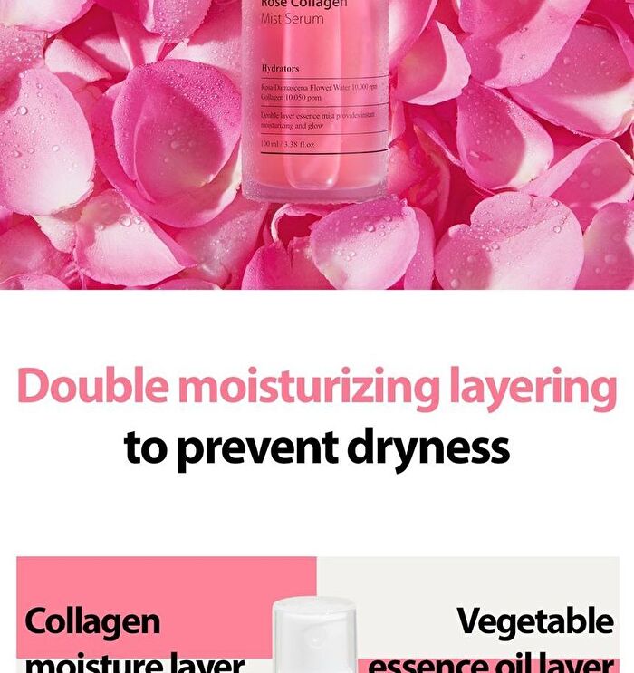 Rose Collagen Mist Serum - 100ml