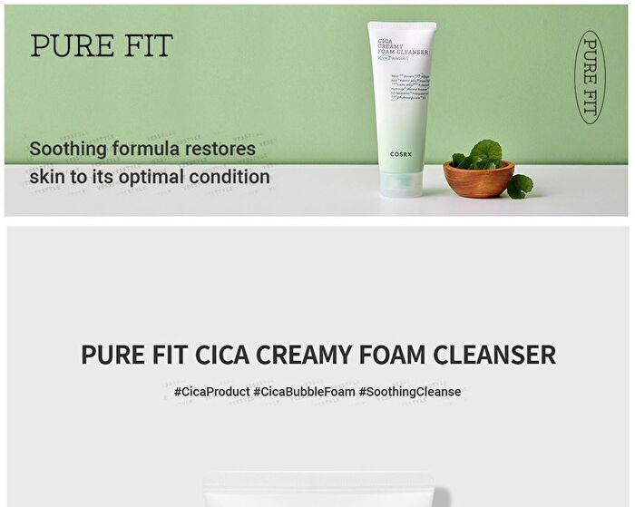 Cosrx Pure Fit Cica Creamy Foam Cleanser - 150ml
