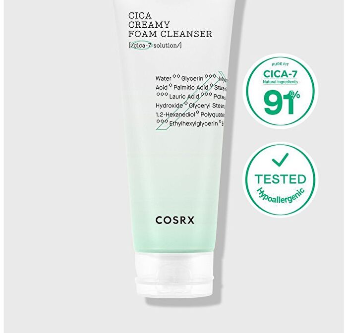 Cosrx Pure Fit Cica Creamy Foam Cleanser - 150ml