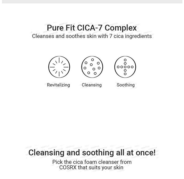 Cosrx Pure Fit Cica Creamy Foam Cleanser - 150ml