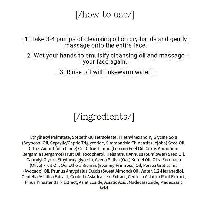 Cosrx Pure Fit Cica Clear Cleansing Oil - 200ml