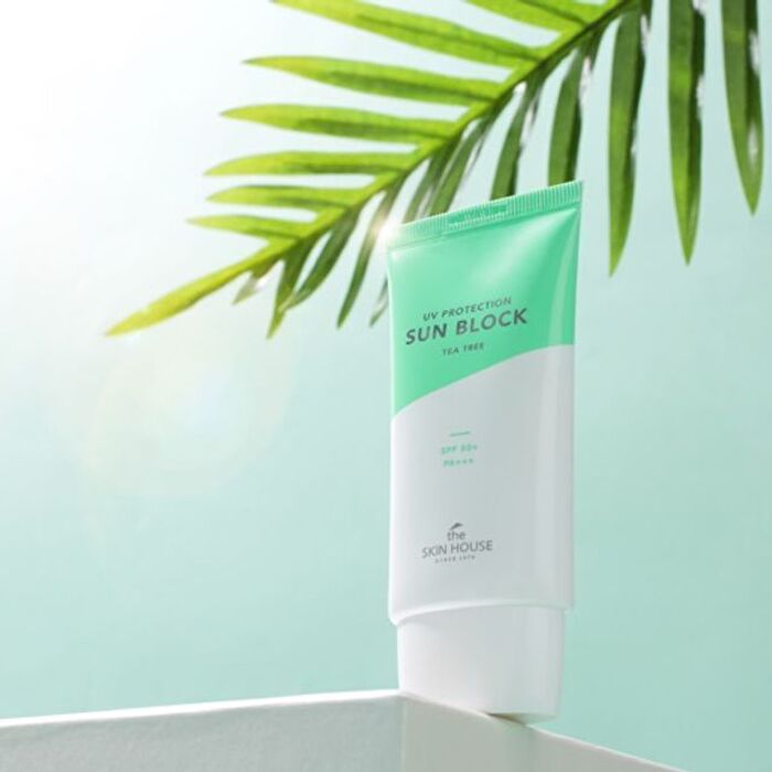 the SKIN HOUSE UV Protection Sun Block Tea Tree - 50ml