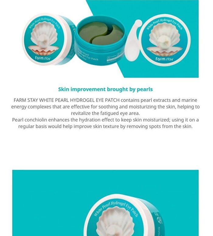 White Pearl Hydrogel Eye Patch - 60 patches