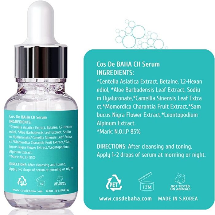 CH Centella Hyaluronic Acid HA Serum - 30ml