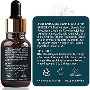 G Glycolic Acid 10 AHA Serum - 30ml
