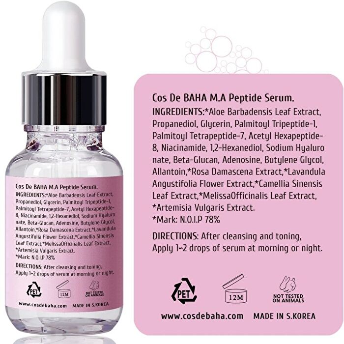 P M.A Peptide Serum - 30ml