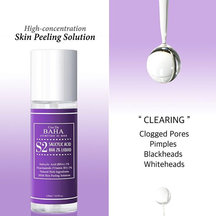 S2 Salicylic Acid BHA 2% Liquid - 120ml