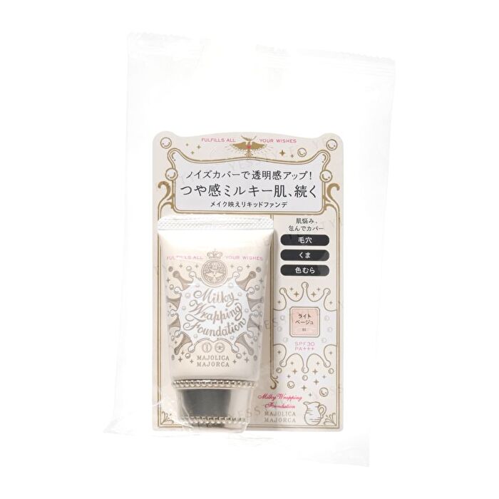 Majolica Majorca Milky Wrapping Foundation SPF 30 PA+++ - 01 Light Beige
