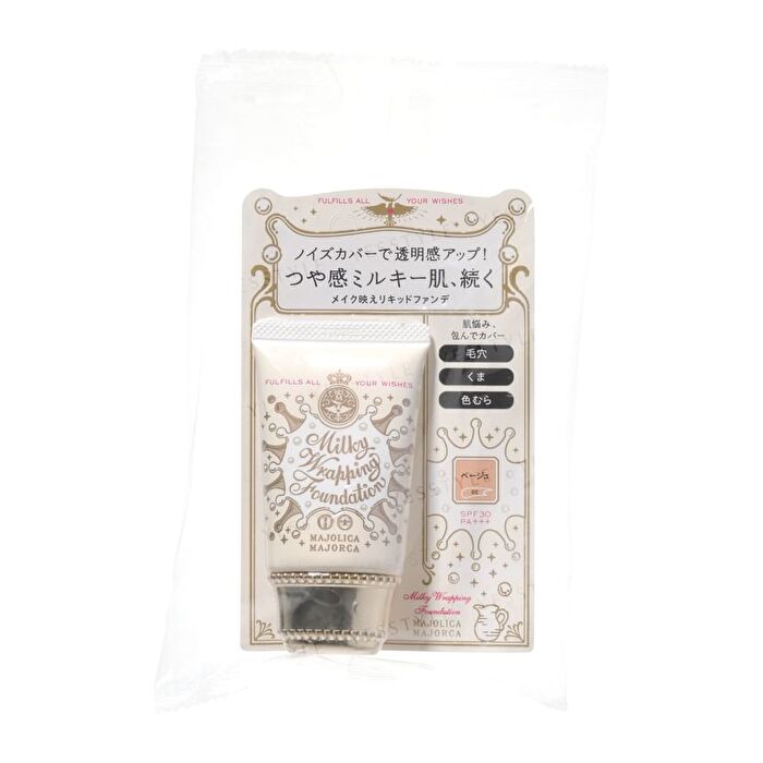 Majolica Majorca Milky Wrapping Foundation SPF 30 PA+++ - 01 Light Beige
