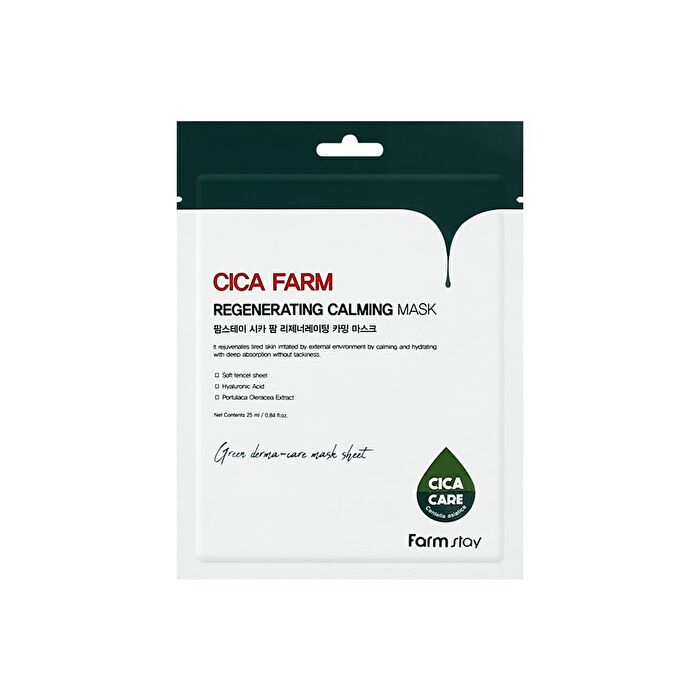 Cica Farm Regenerating Calming Mask Set - 25ml x 10 sheets