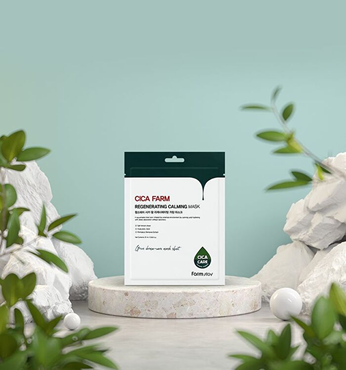 Cica Farm Regenerating Calming Mask Set - 25ml x 10 sheets