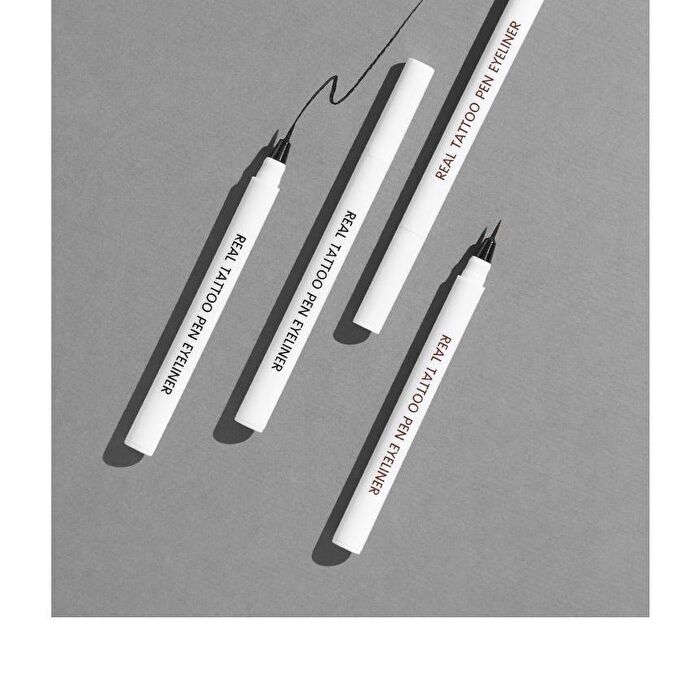 Real Tattoo Pen Eyeliner - 2 Colors - #02 Deep Brown
