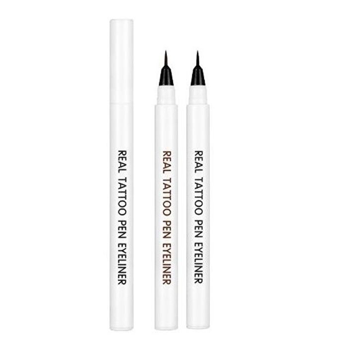 Real Tattoo Pen Eyeliner - 2 Colors - #02 Deep Brown