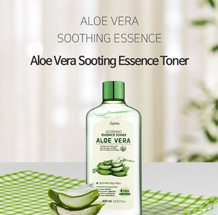 esfolio Soothing Essence Toner Aloe Vera - 400ml