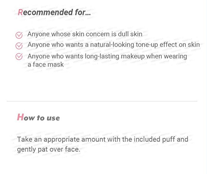 Pink Blur Tone Up Pact - 10g