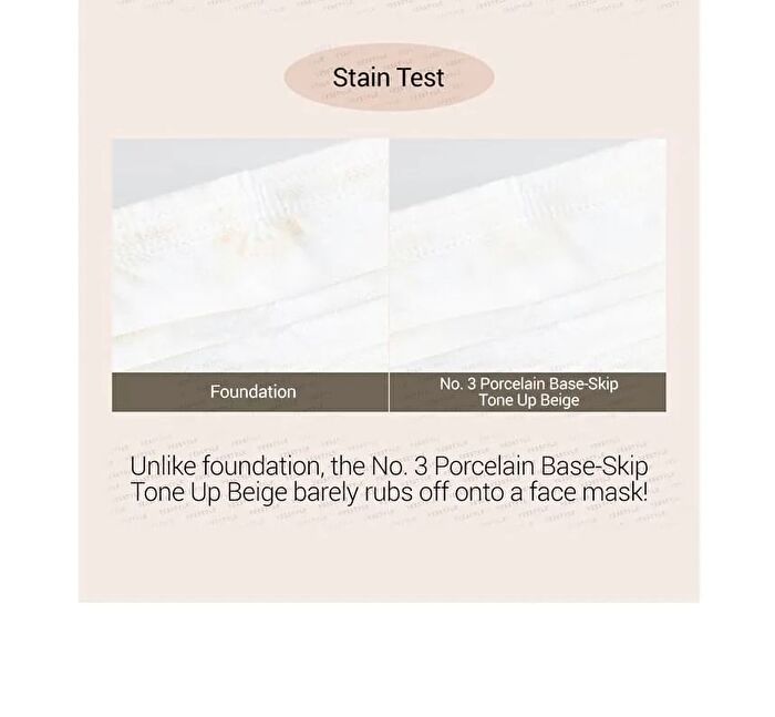 No. 3 Porcelain Base-Skip Tone Up Beige - 50ml