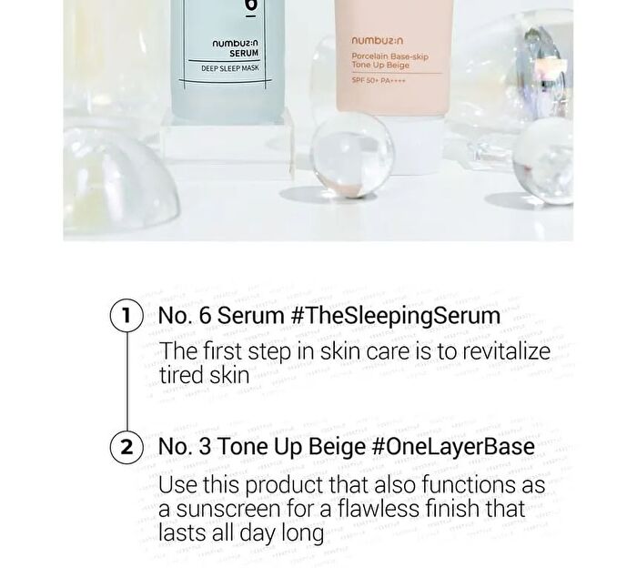 No. 3 Porcelain Base-Skip Tone Up Beige - 50ml